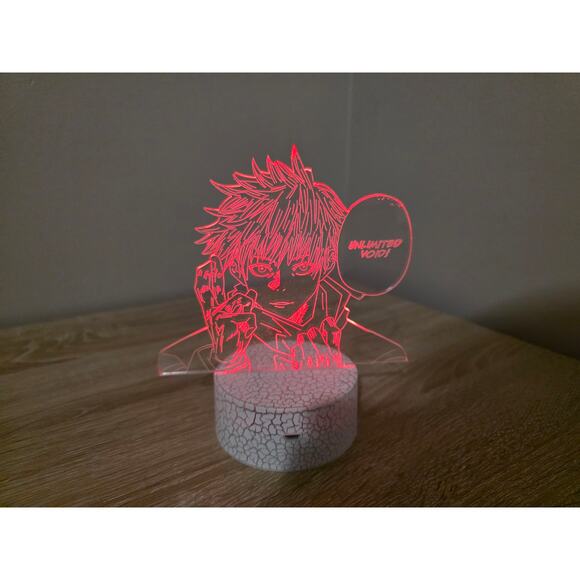 Jujutsu Kaisen Anime - Gojo Satoru - 2D USB RGB Lamp Acrylic LED Light - Picture 1 of 6